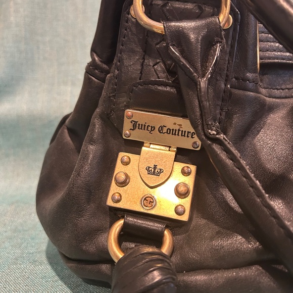 Vintage Juicy Couture Leather Shoulder Bag - Picture 5 of 11